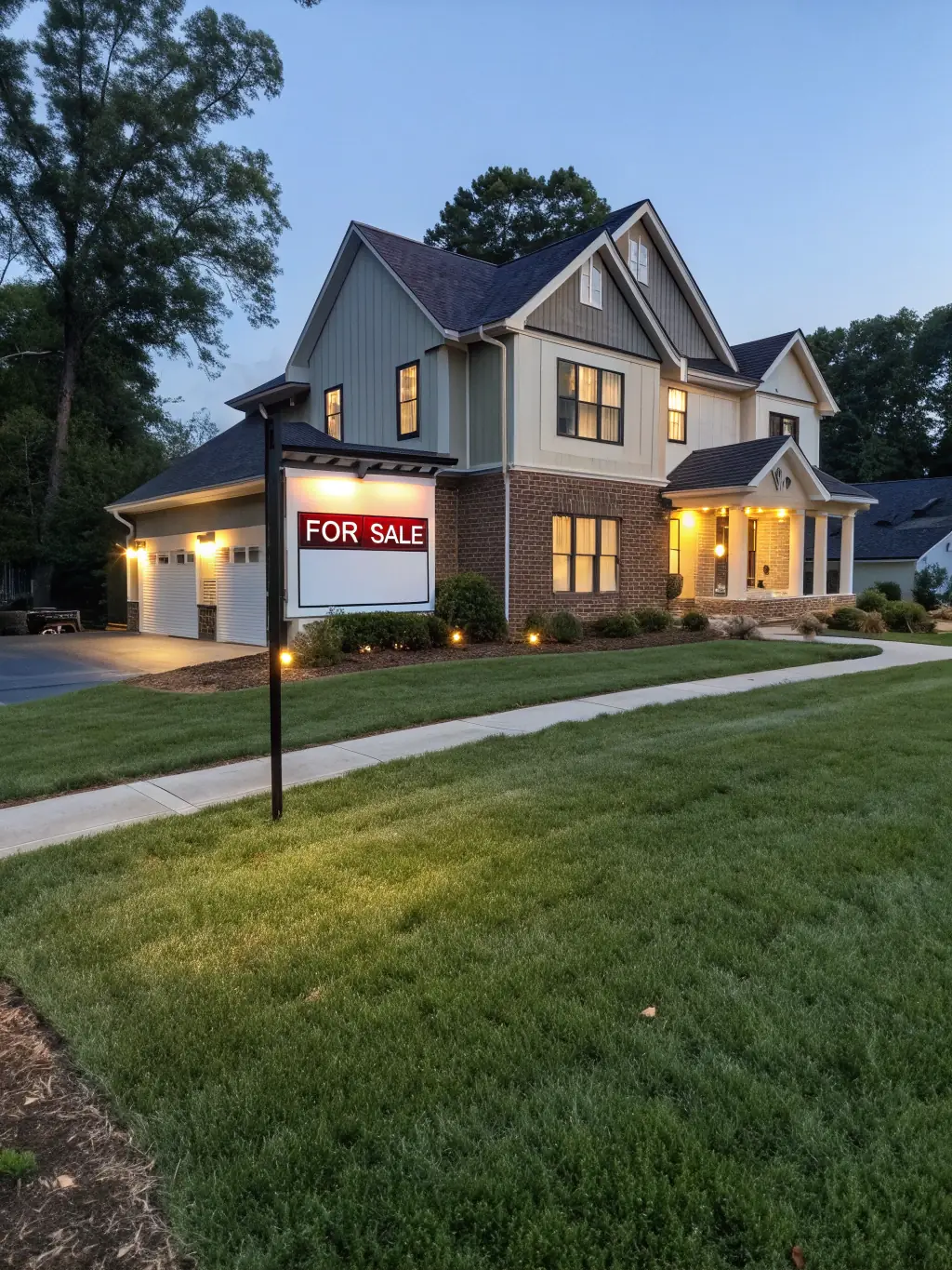 An image depicting a house with a 'sold' sign, emphasizing the fast closing process offered by OLD FASHIONED HOME BUYERS.